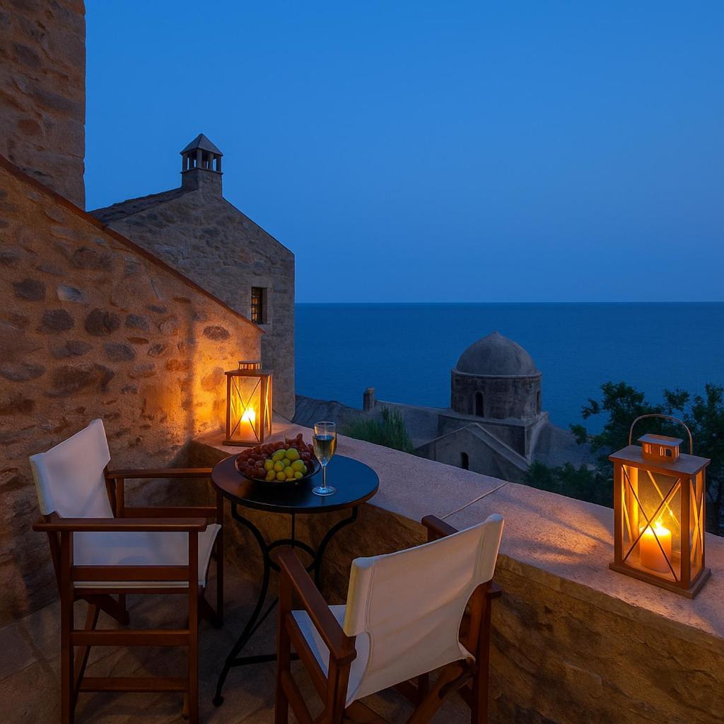 Pablito House-Seaview Monemvasia Nests Bagian luar foto